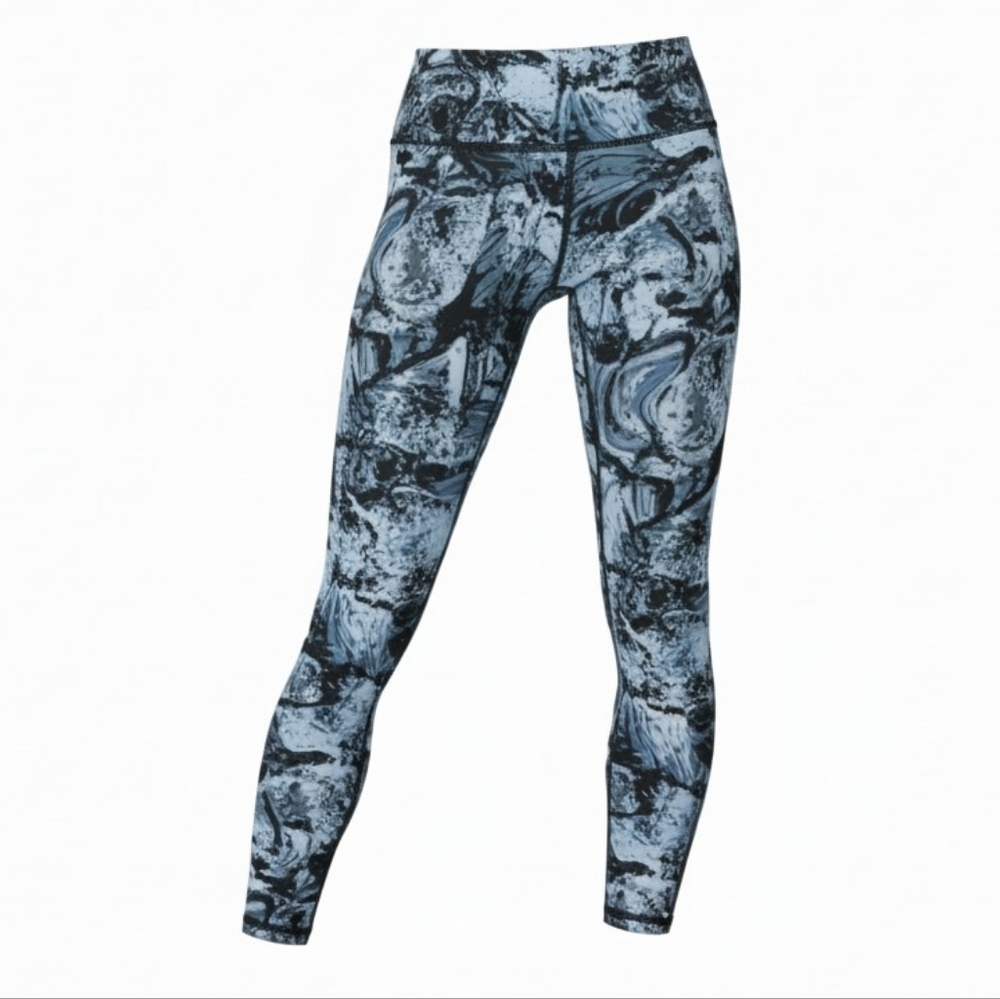 Lululemon Train Times 7/8 Pant in Eternal Wave Starlight Black / Black SZ 6